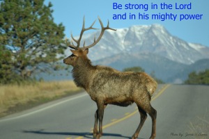 be strong in the Lord